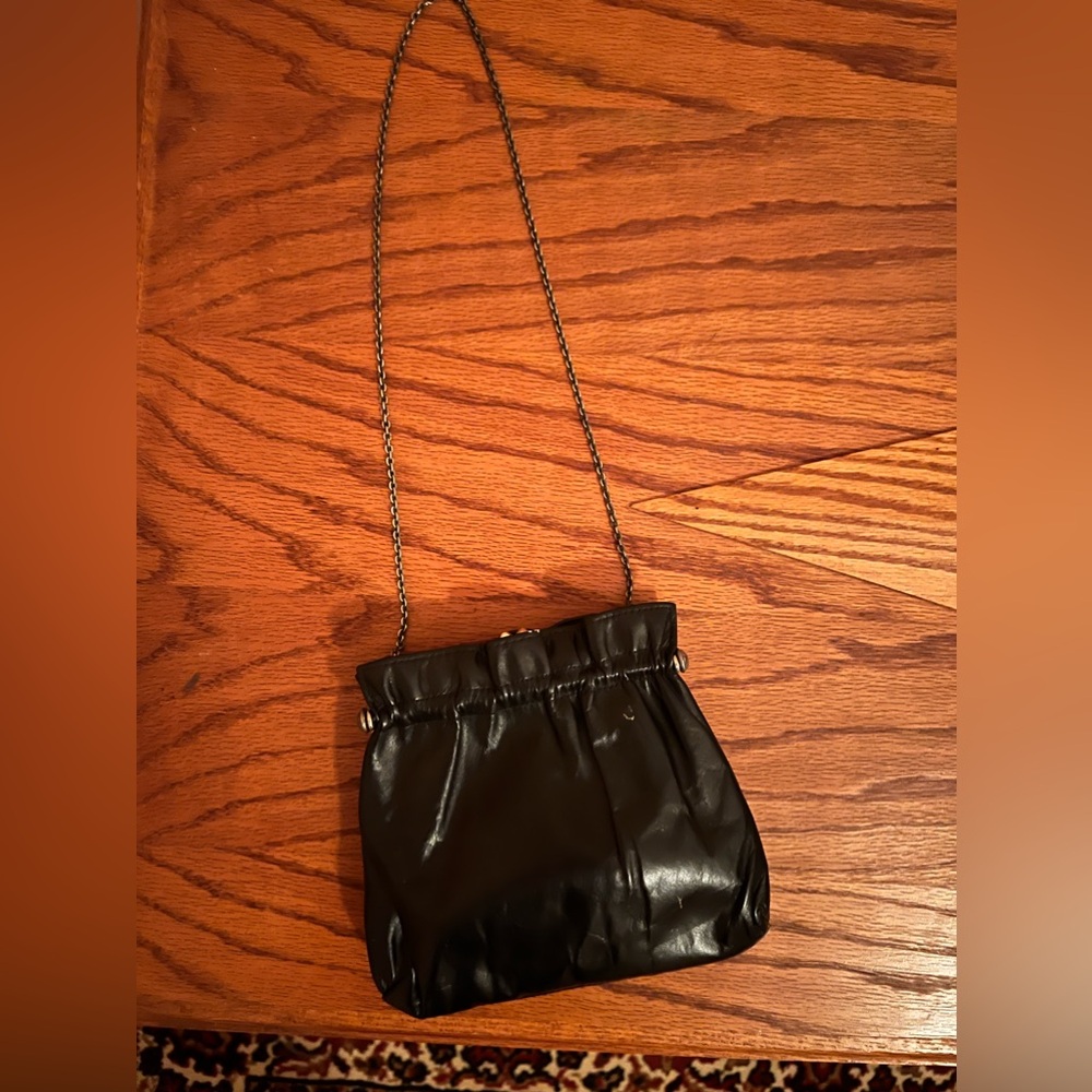 Vintage leather clutch purse